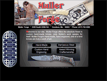 Tablet Screenshot of mullerforge.com